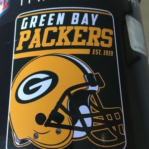 NFL Bedding - Green Bay Packers Super Plush Throw NFL Bedding - Green Bay Packers Super Plush Throw